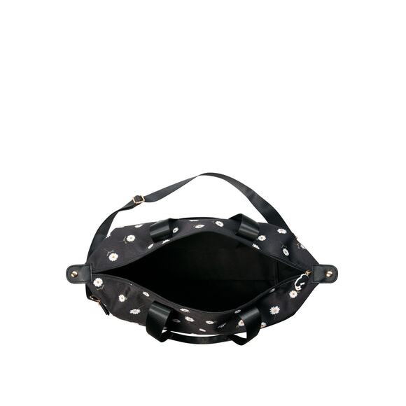 Alice + Olivia Daisy Print Canvas Duffle Bag & Reversible Bucket Hat MSRP $235 - Picture 2 of 14